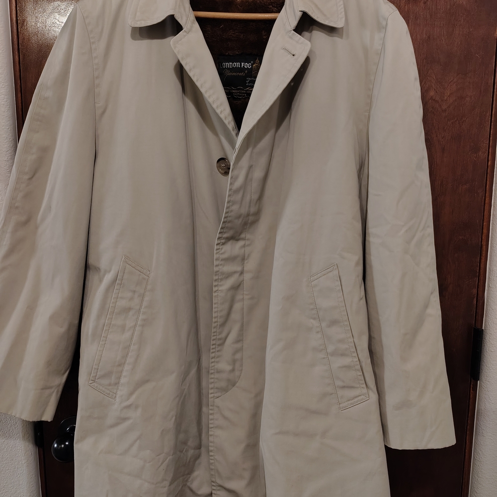London Fog Classic Tan Trench Coat